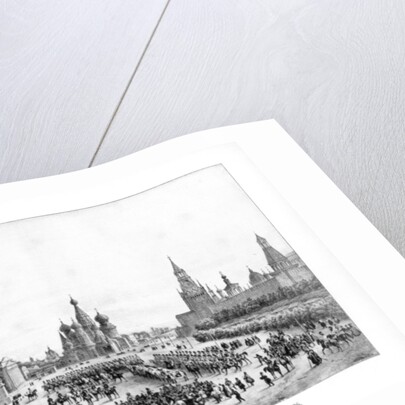 Tsar Nicholas I of Russia in Moscow by Anonymous