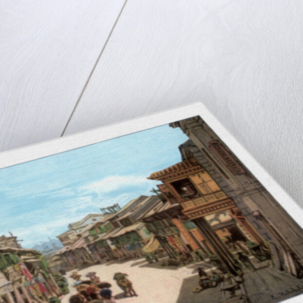 A street in Hong Kong by Anonymous