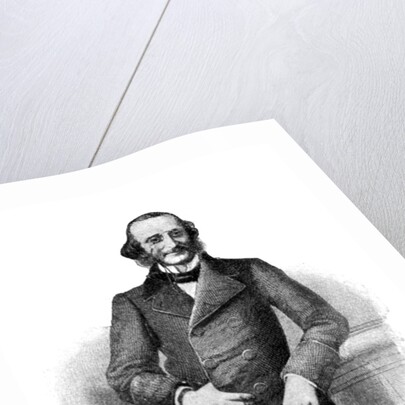 Jacques Offenbach (1819-1880), French composer by Beger