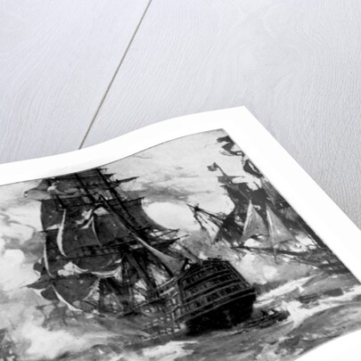 The 'Victory' at the Battle of Trafalgar by Anonymous