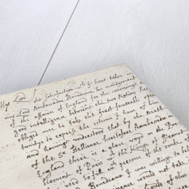 A letter by Oliver Cromwell to Cardinal Mazarin by Anonymous