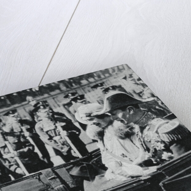 The Duke and Duchess of York leaving St Pauls Cathedral with their daughters by Anonymous