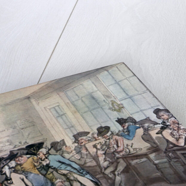 The French coffee house by Thomas Rowlandson