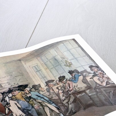 The French coffee house by Thomas Rowlandson