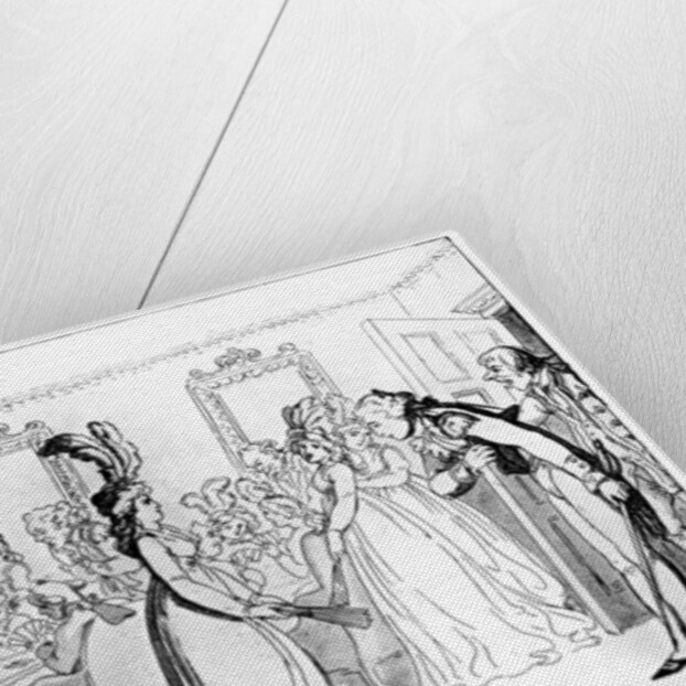 'Comforts of Bath: The Games', or 'Assembly with Card Players' by Thomas Rowlandson