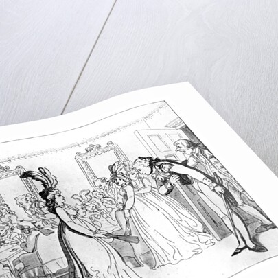 'Comforts of Bath: The Games', or 'Assembly with Card Players' by Thomas Rowlandson