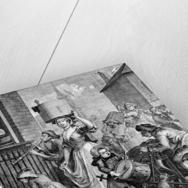 The Enraged Musician by William Hogarth