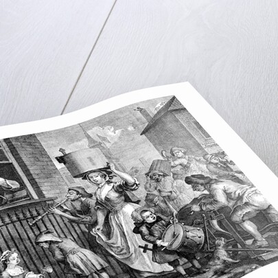 The Enraged Musician by William Hogarth