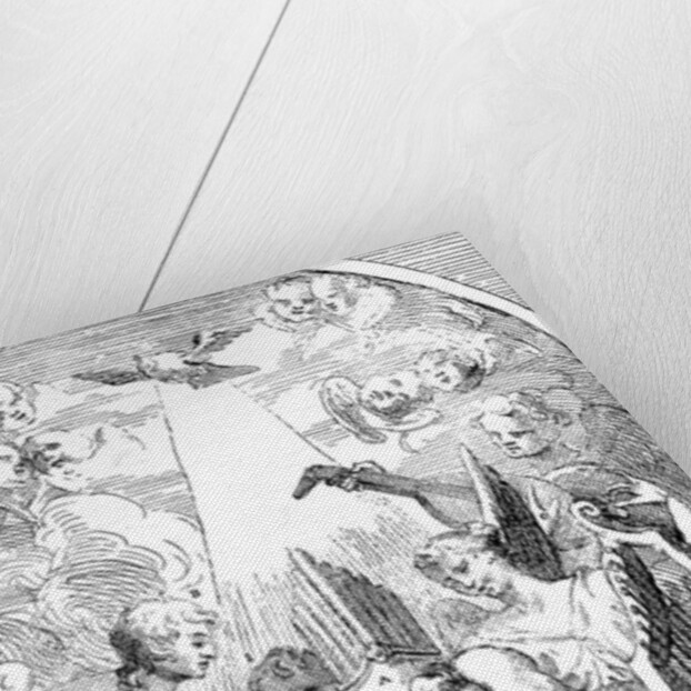 A Satire on the Altar-piece by Kent in St Clement Danes Church, Westminster by William Hogarth