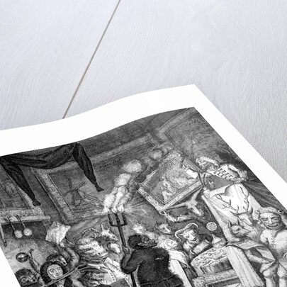 Satire on a picture auction by William Henry Toms