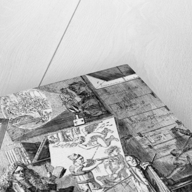 Burlesque sur le burlesque by Paul Sandby