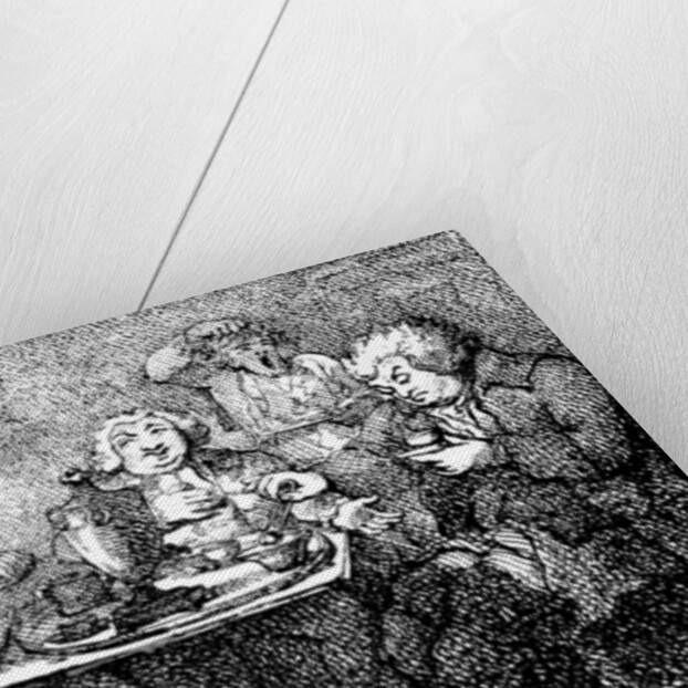 James Boswell, his wife, and Dr Johnson at tea in Edinburgh by Thomas Rowlandson