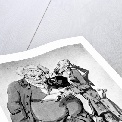 Starving poet and publisher by Thomas Rowlandson