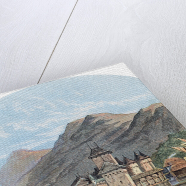 The Chillon Castle, Lake Geneva, Switzerland by Anonymous