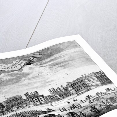 View of Whitehall from St James's Park by Anonymous