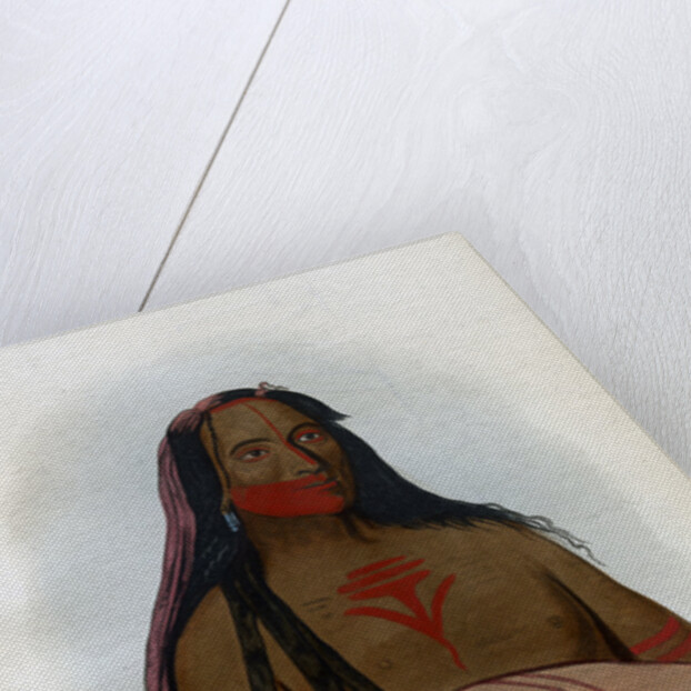 Mah-to-toh-pa, (The Four Bears), 2nd Chief of the Mandans by Harris