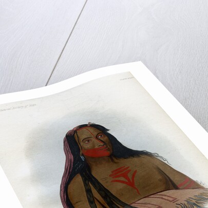 Mah-to-toh-pa, (The Four Bears), 2nd Chief of the Mandans by Harris