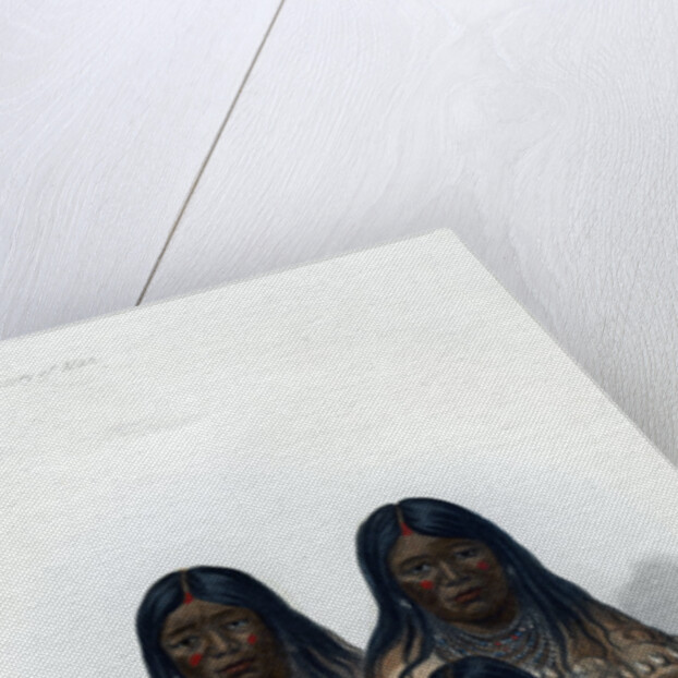 Native American women and child by Harris