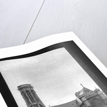 Front and porch of St Germain l'Auxerrois, Paris by Ernest Flammarion