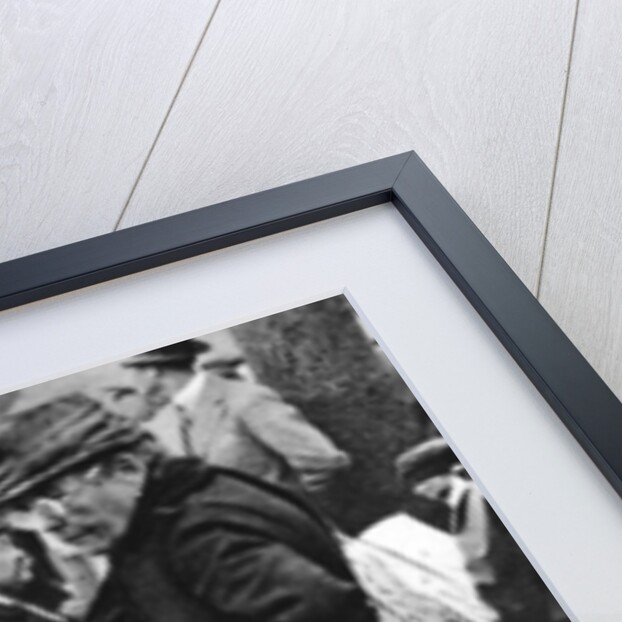 Stamp sellers in the Champs Elysees, Paris by Ernest Flammarion