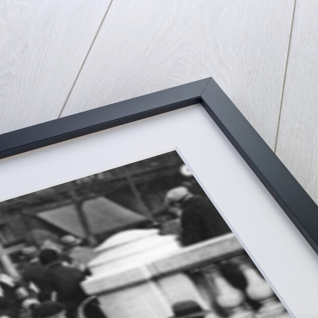 Entrance to a Metro station, Paris by Ernest Flammarion