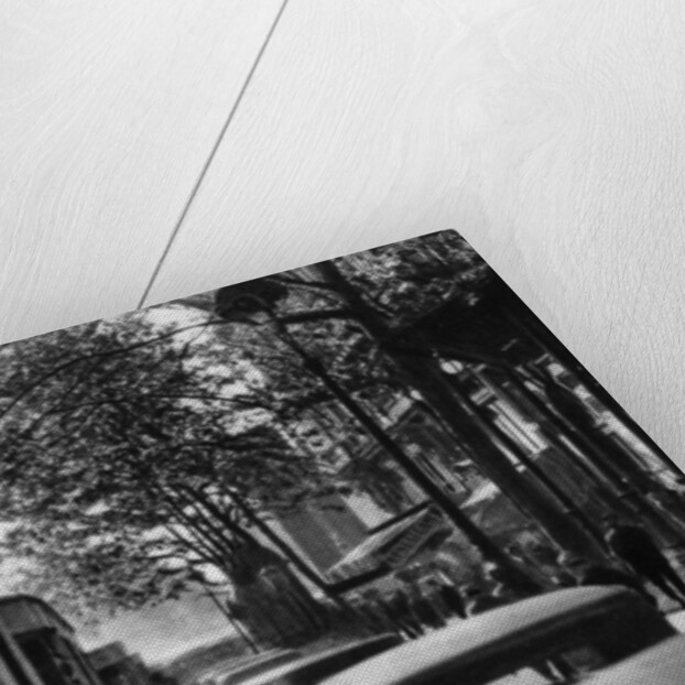 Traffic on the Grands Boulevards, Paris by Ernest Flammarion