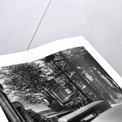 Traffic on the Grands Boulevards, Paris by Ernest Flammarion