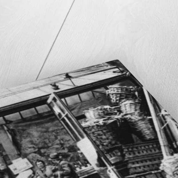 A bar in the Central Market quarter, Paris by Ernest Flammarion