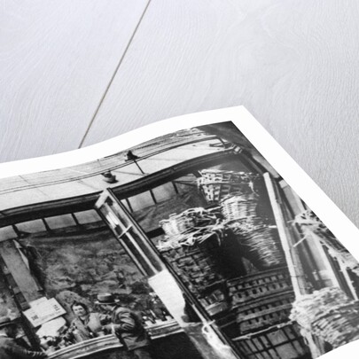 A bar in the Central Market quarter, Paris by Ernest Flammarion