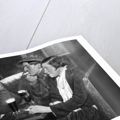 A foursome in a bal-musette, Paris by Ernest Flammarion