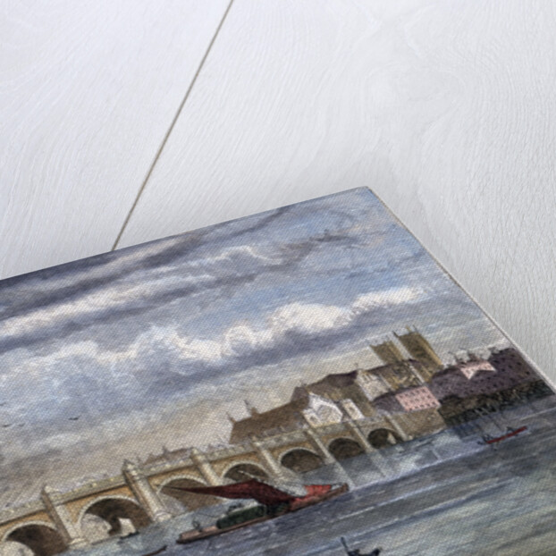 Old Westminster Bridge in 1754 by Anonymous