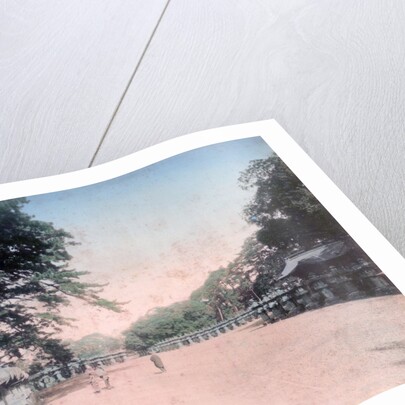 Lanterns at Zojoji in Shiba Park, Tokyo by Anonymous