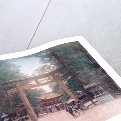 Torii, shrine gate, Nishigamo, Kyoto, Japan by Anonymous