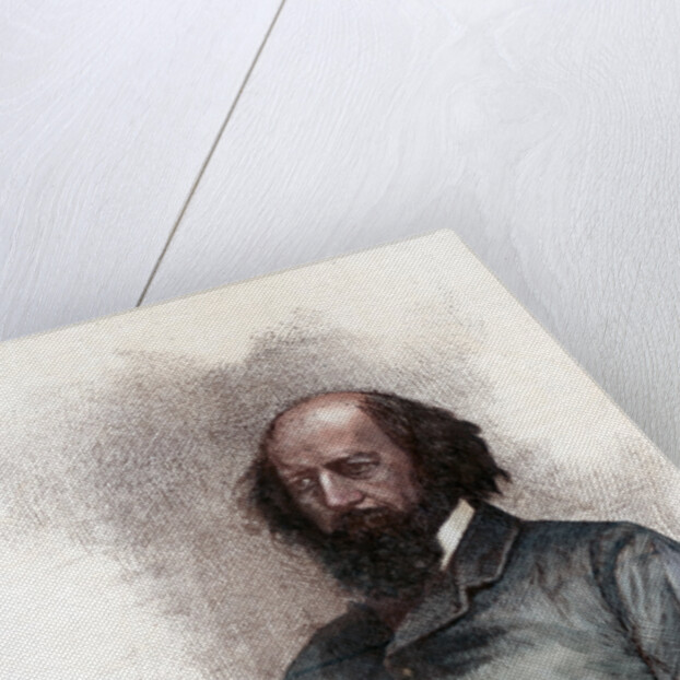 Alfred Lord Tennyson (1809-1892), English poet by Amedee Forestier