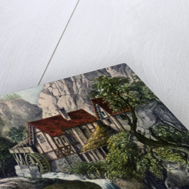 Old Swiss Mill by Currier and Ives