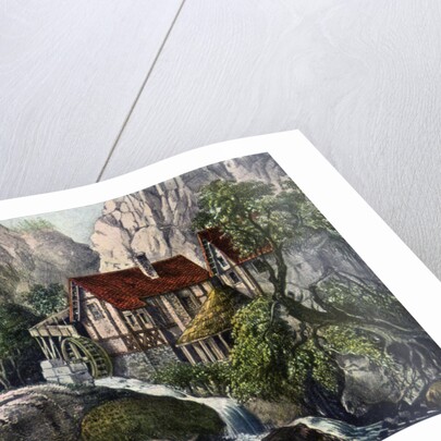 Old Swiss Mill by Currier and Ives