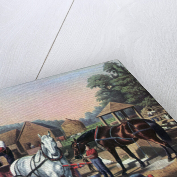 Preparing for Market by Currier and Ives