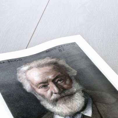 Victor Hugo, French author by D Laugee