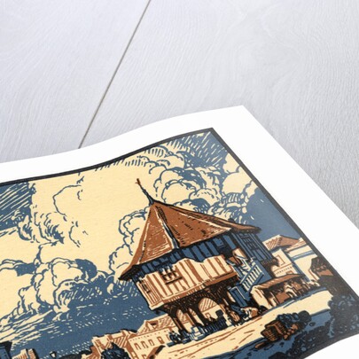 The Market Cross, Wymondham, Norfolk by Leonard Russell Squirrell