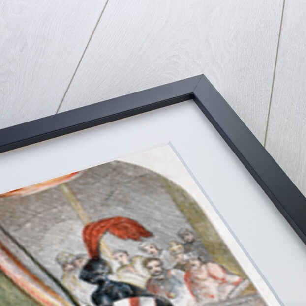 Richard II stopping the combat between the Dukes of Norfolk and Hereford by Anonymous