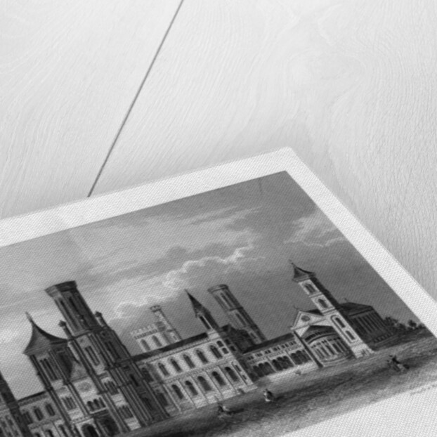 Smithsonian Institution in Washington by A Krausse
