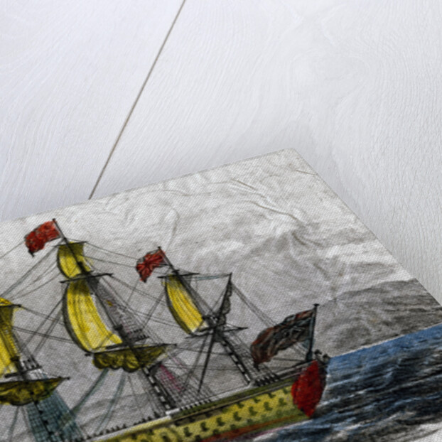 A first rate man-of-war by Anonymous