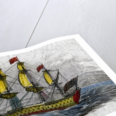 A first rate man-of-war by Anonymous