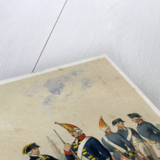 German military uniforms, 1740-1786 ((19th century) by W Korn