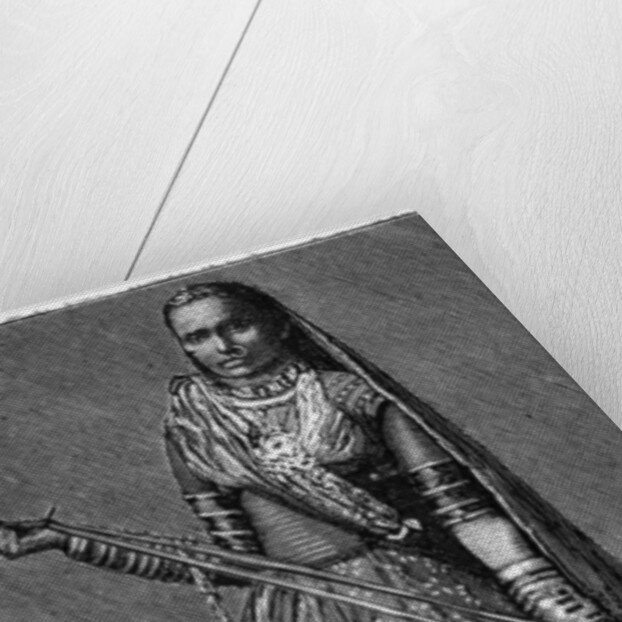 Bhil woman by Anonymous