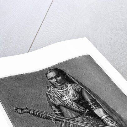 Bhil woman by Anonymous