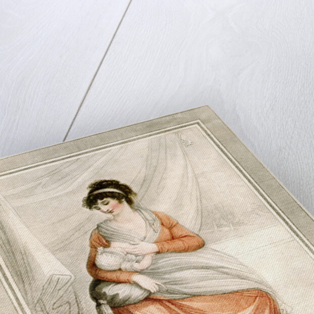 Woman breastfeeding by Thomas Cheesman