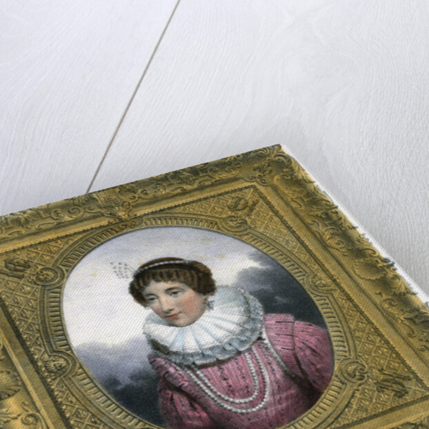 Woman in Elizabethan dress by G Engelmann