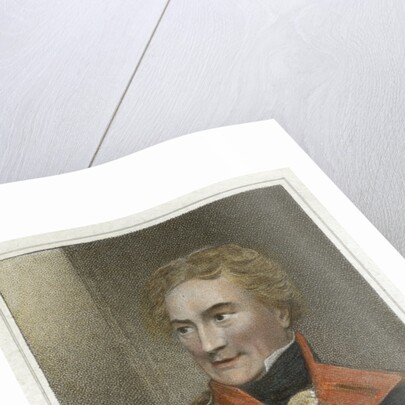 Mr Johnstone as Major O'Flaherty by Thomas Charles Wageman