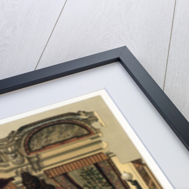 The vestibule of the Hotel de Mt Menier, Paris, France by G Sanier